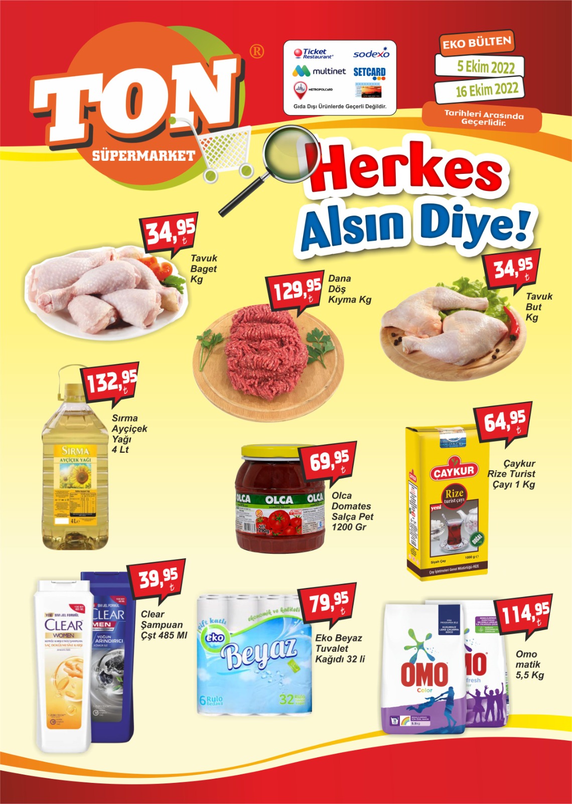 5 Ekim - 16 Ekim 2022