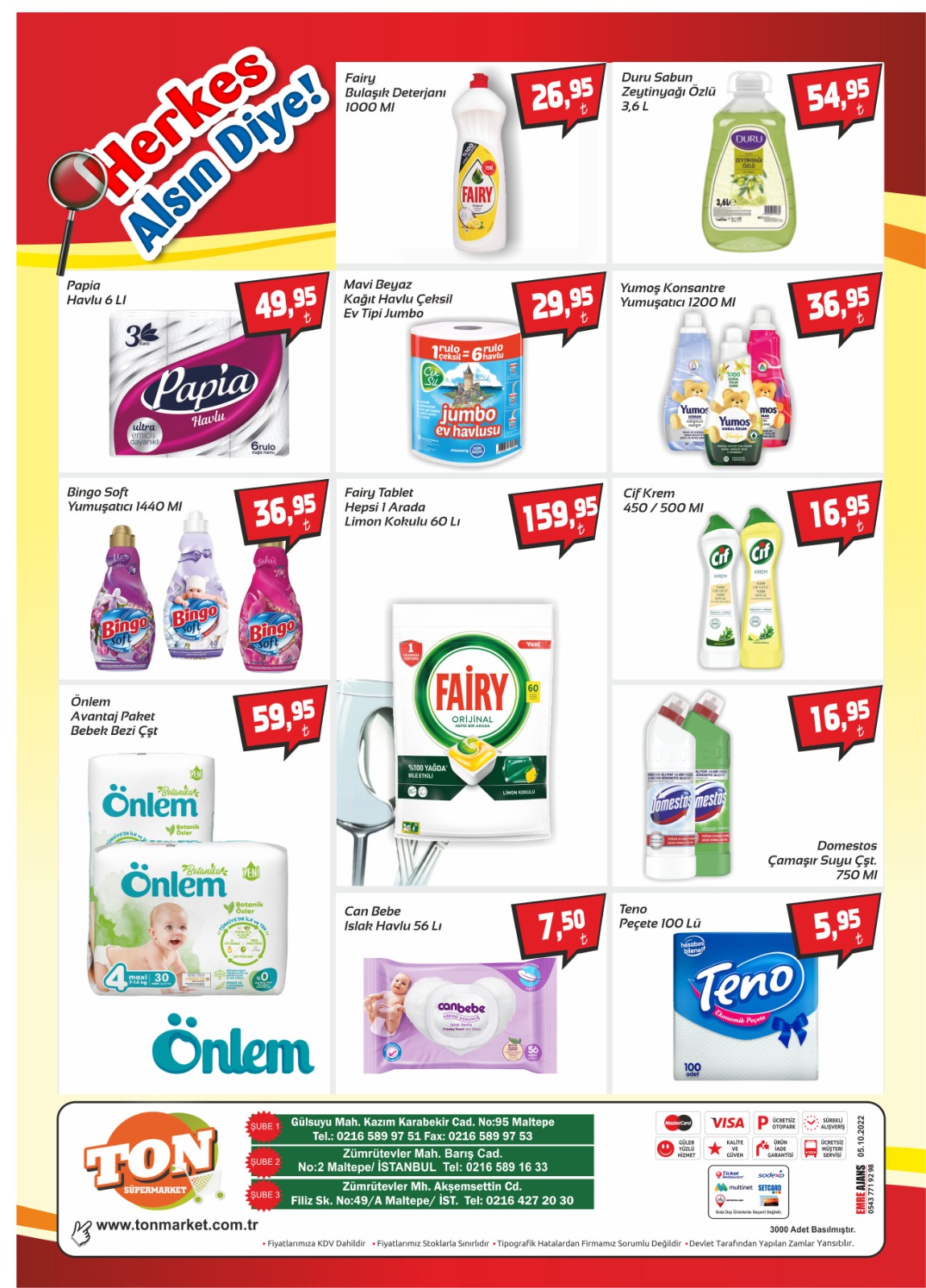 5 Ekim - 16 Ekim 2022