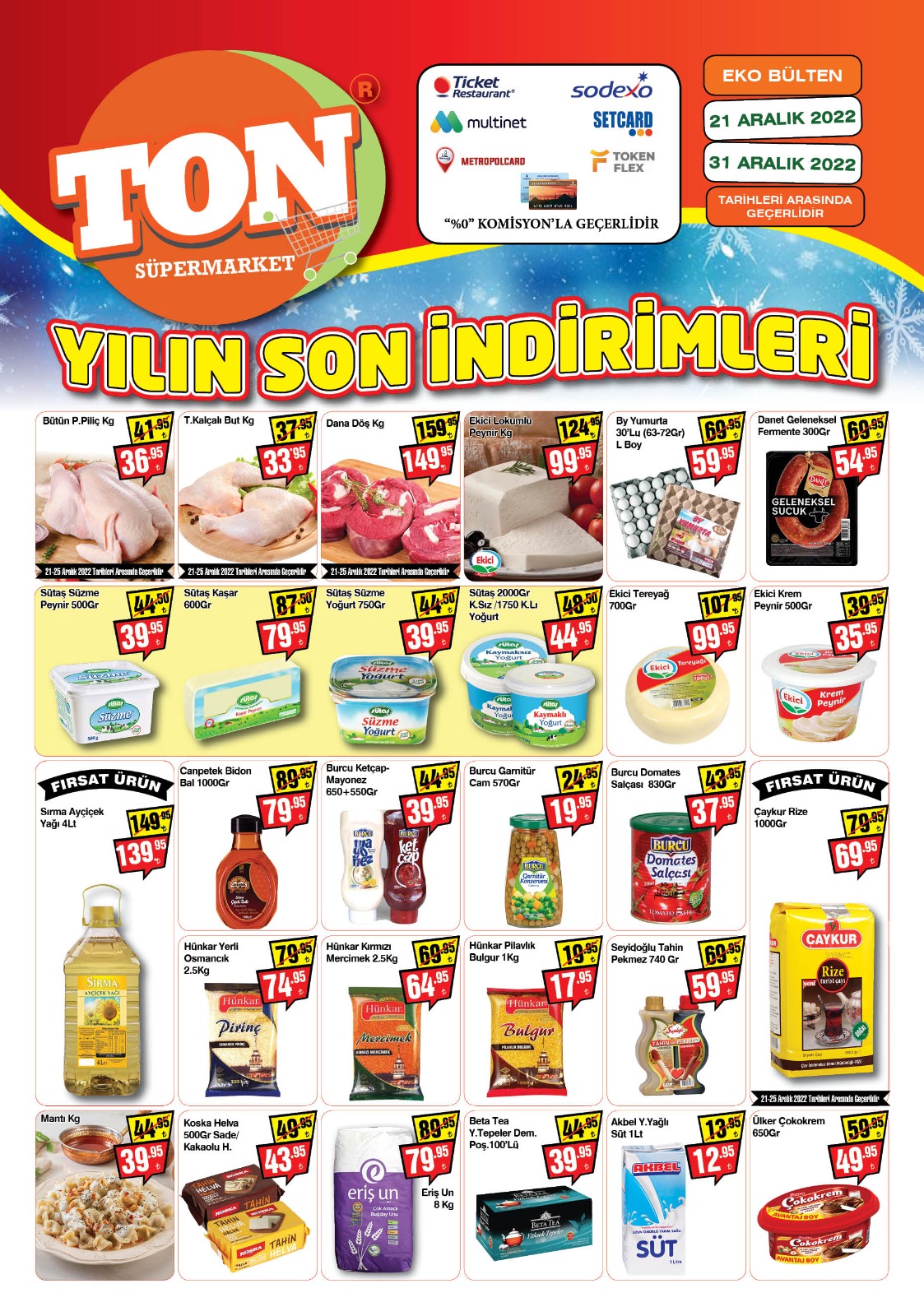 21 Aralık - 31 Aralık 2022